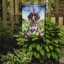 Load image into Gallery viewer, German Shorthaired Pointer Easter Garden Flag - Easter Egg Hunt - Dog-Themed Spring Yard Decor