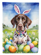 Load image into Gallery viewer, German Shorthaired Pointer Easter Garden Flag - Easter Egg Hunt - Dog-Themed Spring Yard Decor