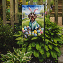 Load image into Gallery viewer, German Wirehaired Pointer Easter Garden Flag - Easter Egg Hunt - Dog-Themed Spring Yard Decor