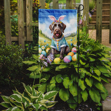 Load image into Gallery viewer, German Wirehaired Pointer Easter Garden Flag - Easter Egg Hunt - Dog-Themed Spring Yard Decor