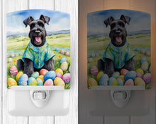 Load image into Gallery viewer, Giant Schnauzer Easter Egg Hunt Ceramic Night Light