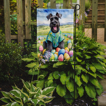 Load image into Gallery viewer, Giant Schnauzer Easter Garden Flag - Easter Egg Hunt - Dog-Themed Spring Yard Decor