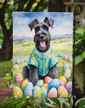 Load image into Gallery viewer, Giant Schnauzer Easter Garden Flag - Easter Egg Hunt - Dog-Themed Spring Yard Decor