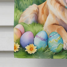 Load image into Gallery viewer, Golden Retriever Easter Egg Hunt House Flag