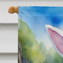 Load image into Gallery viewer, Golden Retriever Easter Egg Hunt House Flag