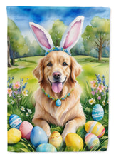 Load image into Gallery viewer, Golden Retriever Easter Garden Flag - Easter Egg Hunt - Dog-Themed Spring Yard Decor