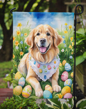 Load image into Gallery viewer, Golden Retriever Easter Garden Flag - Easter Egg Hunt - Dog-Themed Spring Yard Decor