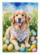 Load image into Gallery viewer, Golden Retriever Easter Garden Flag - Easter Egg Hunt - Dog-Themed Spring Yard Decor