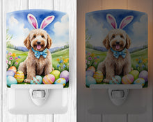 Load image into Gallery viewer, Goldendoodle Easter Egg Hunt Ceramic Night Light