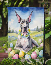 Load image into Gallery viewer, Great Dane Easter Garden Flag - Easter Egg Hunt - Dog-Themed Spring Yard Decor