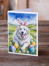Load image into Gallery viewer, Great Pyrenees Easter Egg Hunt Greeting Cards - Blank Note Cards – 8-Pack of Artist-Designed Cards with Envelopes