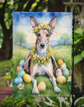 Load image into Gallery viewer, Greyhound Easter Garden Flag - Easter Egg Hunt - Dog-Themed Spring Yard Decor