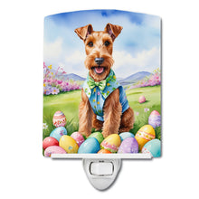 Load image into Gallery viewer, Irish Terrier Easter Egg Hunt Ceramic Night Light