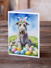 Load image into Gallery viewer, Irish Wolfhound Easter Egg Hunt Greeting Cards - Blank Note Cards – 8-Pack of Artist-Designed Cards with Envelopes