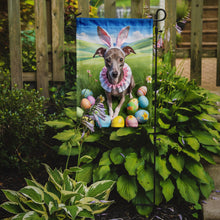 Load image into Gallery viewer, Italian Greyhound Easter Garden Flag - Easter Egg Hunt - Dog-Themed Spring Yard Decor