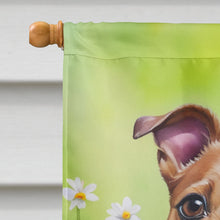 Load image into Gallery viewer, Jack Russell Terrier Easter Egg Hunt House Flag