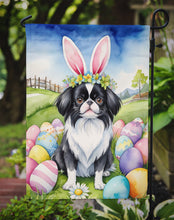 Load image into Gallery viewer, Japanese Chin Easter Garden Flag - Easter Egg Hunt - Dog-Themed Spring Yard Decor