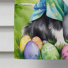 Load image into Gallery viewer, Japanese Chin Easter Egg Hunt House Flag