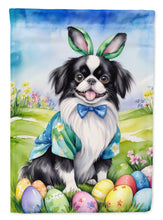 Load image into Gallery viewer, Japanese Chin Easter Egg Hunt House Flag