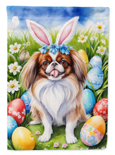 Load image into Gallery viewer, Japanese Chin Easter Egg Hunt House Flag