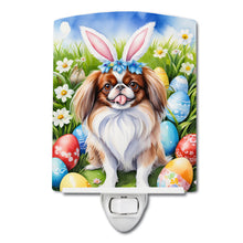 Load image into Gallery viewer, Japanese Chin Easter Egg Hunt Ceramic Night Light