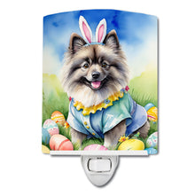Load image into Gallery viewer, Keeshond Easter Egg Hunt Ceramic Night Light