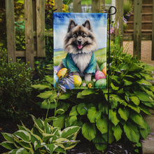 Load image into Gallery viewer, Keeshond Easter Garden Flag - Easter Egg Hunt - Dog-Themed Spring Yard Decor