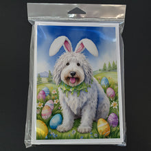 Load image into Gallery viewer, Komondor Easter Egg Hunt Greeting Cards - Blank Note Cards – 8-Pack of Artist-Designed Cards with Envelopes