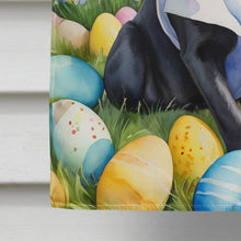 Load image into Gallery viewer, Black Labrador Retriever Easter Egg Hunt House Flag