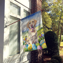 Load image into Gallery viewer, Yellow Labrador Retriever Easter Egg Hunt House Flag