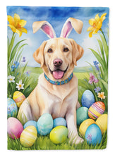 Load image into Gallery viewer, Yellow Labrador Retriever Easter Egg Hunt House Flag