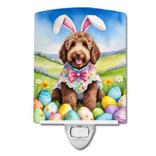 Load image into Gallery viewer, Labradoodle Easter Egg Hunt Ceramic Night Light