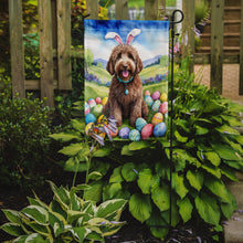 Load image into Gallery viewer, Labradoodle Easter Garden Flag - Easter Egg Hunt - Dog-Themed Spring Yard Decor
