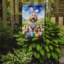 Load image into Gallery viewer, Labradoodle Easter Garden Flag - Easter Egg Hunt - Dog-Themed Spring Yard Decor