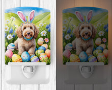 Load image into Gallery viewer, Labradoodle Easter Egg Hunt Ceramic Night Light