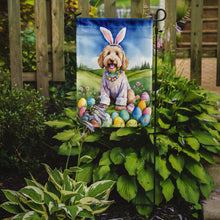 Load image into Gallery viewer, Labradoodle Easter Garden Flag - Easter Egg Hunt - Dog-Themed Spring Yard Decor