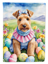 Load image into Gallery viewer, Lakeland Terrier Easter Egg Hunt House Flag