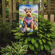 Load image into Gallery viewer, Lakeland Terrier Easter Garden Flag - Easter Egg Hunt - Dog-Themed Spring Yard Decor