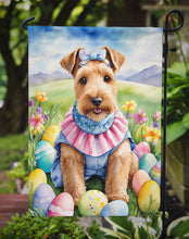 Load image into Gallery viewer, Lakeland Terrier Easter Garden Flag - Easter Egg Hunt - Dog-Themed Spring Yard Decor