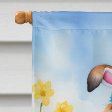 Load image into Gallery viewer, Leonberger Easter Egg Hunt House Flag
