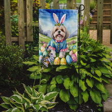 Load image into Gallery viewer, Lhasa Apso Easter Garden Flag - Easter Egg Hunt - Dog-Themed Spring Yard Decor