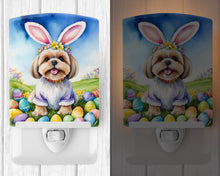 Load image into Gallery viewer, Lhasa Apso Easter Egg Hunt Ceramic Night Light