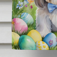 Load image into Gallery viewer, Lhasa Apso Easter Egg Hunt House Flag