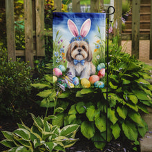 Load image into Gallery viewer, Lhasa Apso Easter Garden Flag - Easter Egg Hunt - Dog-Themed Spring Yard Decor