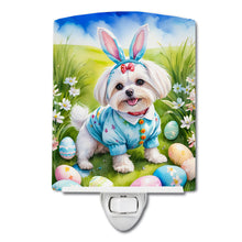 Load image into Gallery viewer, Maltese Easter Egg Hunt Ceramic Night Light