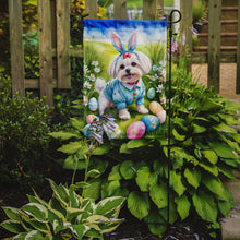 Load image into Gallery viewer, Maltese Easter Garden Flag - Easter Egg Hunt - Dog-Themed Spring Yard Decor