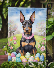 Load image into Gallery viewer, Manchester Terrier Easter Garden Flag - Easter Egg Hunt - Dog-Themed Spring Yard Decor