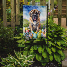 Load image into Gallery viewer, Mastiff Easter Garden Flag - Easter Egg Hunt - Dog-Themed Spring Yard Decor
