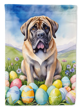 Load image into Gallery viewer, Mastiff Easter Garden Flag - Easter Egg Hunt - Dog-Themed Spring Yard Decor