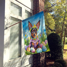 Load image into Gallery viewer, Miniature Pinscher Easter Egg Hunt House Flag